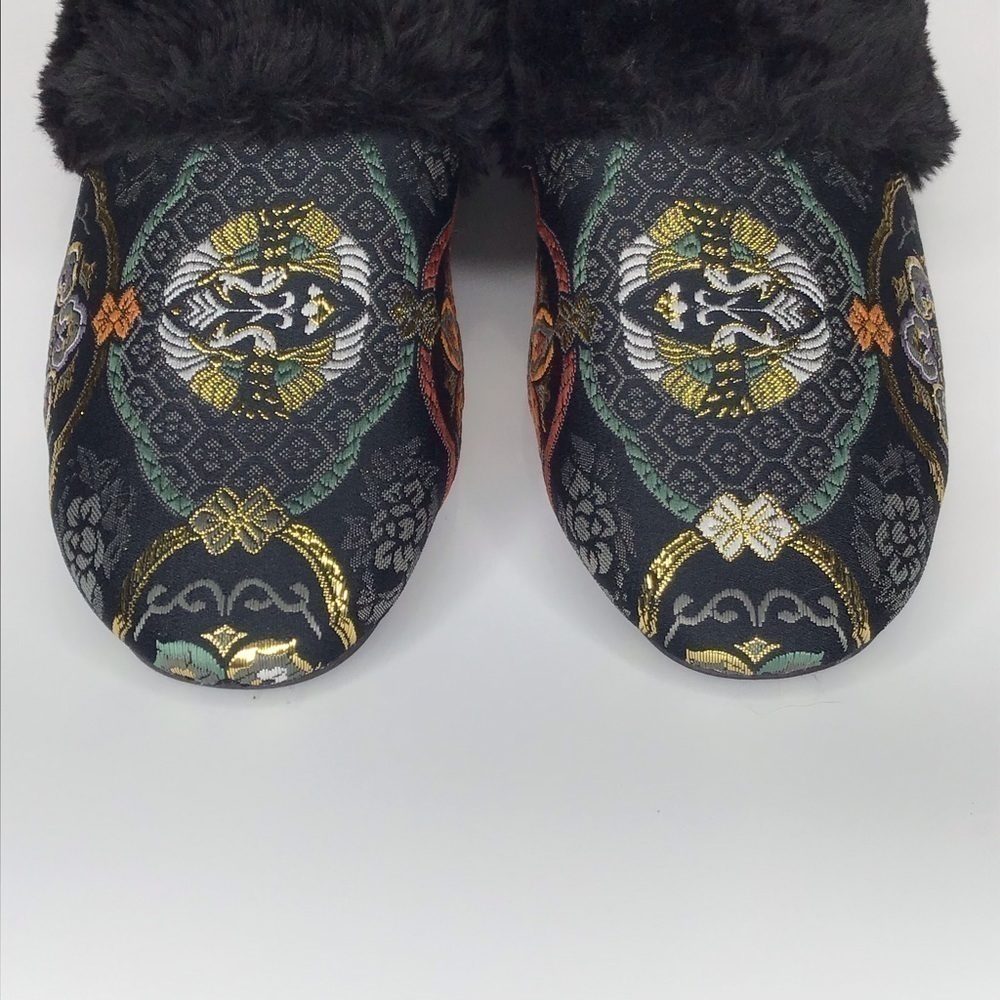 Seychelles In Your Dreams Mule in Black Multi Brocade Size 9.5 - Picture 3 of 10